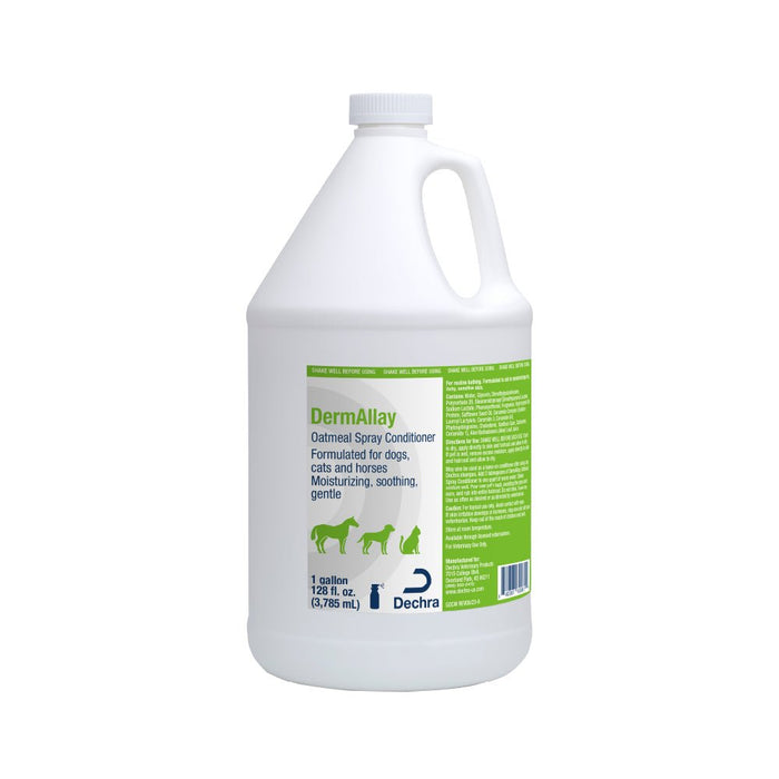 DermAllay Oatmeal Spray Conditioner – Anti - Itch, Leave - On Skin Relief for Dogs, Cats & Horses - 013DP-0019 - 1 Gallon Refill - 13
