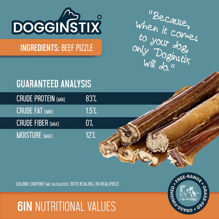 BULLY STICKS STANDARD Size 6 inch