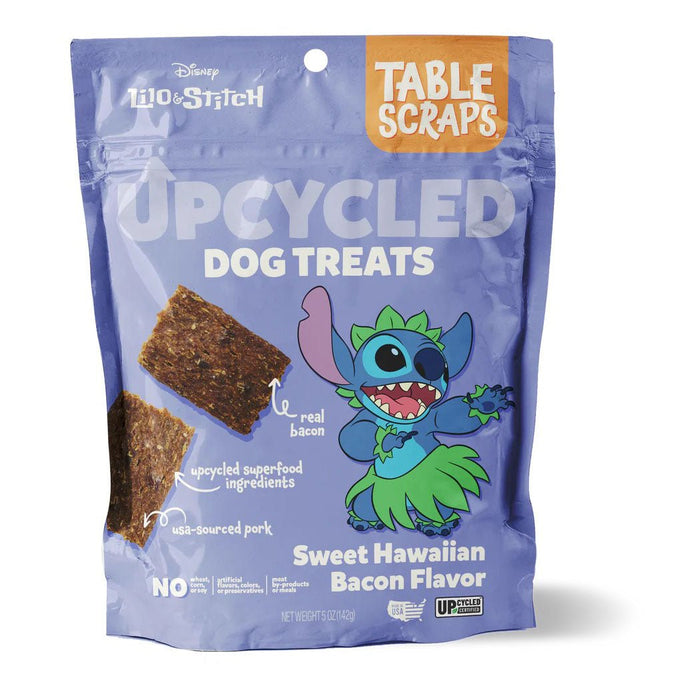 Disney Table Scraps Dog Treats  All Natural, USA Made, Upcycled Ingredients, 5 oz - PH3B - Sweet Hawaiian Bacon - 5 oz - 1
