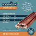 Dogginstix Bully Stick Dog Chew, All - Natural, Grass - Fed Beef, Odor - Free - DG2B - 6"L - Standard - 3