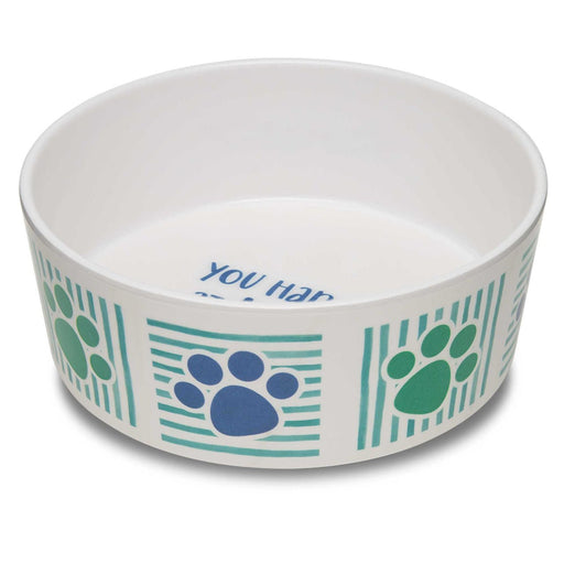 Dolce Moderno Skid - Resistant Dog Bowl – Dishwasher Safe, Skid - Resistant, BPA - Free - ZO11J - You Had Me at Woof - Small - 1