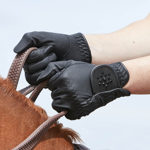 Dublin Everyday Bling Equestrian Riding Gloves - KOAJE - Black - XSmall/5 - 2