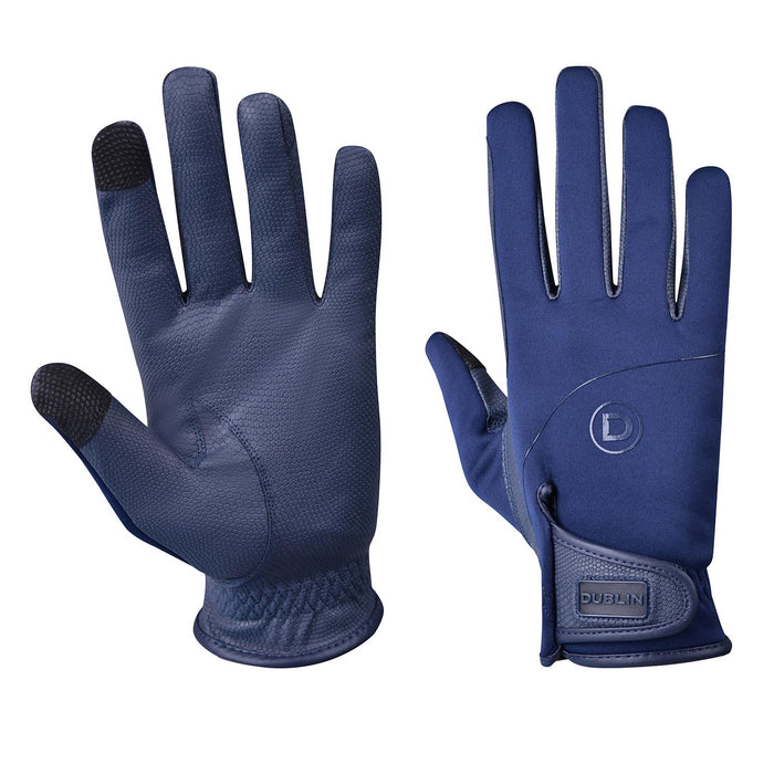 Dublin Everyday Softback Equestrian Riding Gloves - KOAL5 - Navy - XSmall/5 - 2