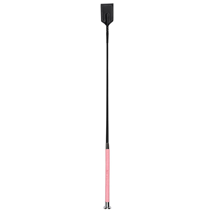 Dublin Fancy Stitch Leather English Riding Crop - KOAMX - Pink - 25.5" - 3
