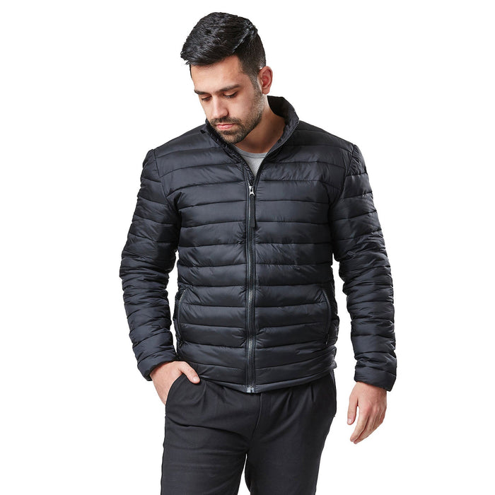 Dublin William Unisex Puffer Jacket – Quilted, Lightweight Insulated Riding Jacket - 0V2SM - Large - Black - 1