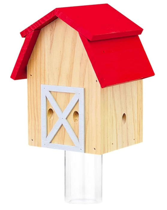 Durable Outdoor Carpenter Bee Trap – Pine Wood, Eco - Friendly, Hanging or Mounting, Multiple Styles - BBT5 - Barn - 7