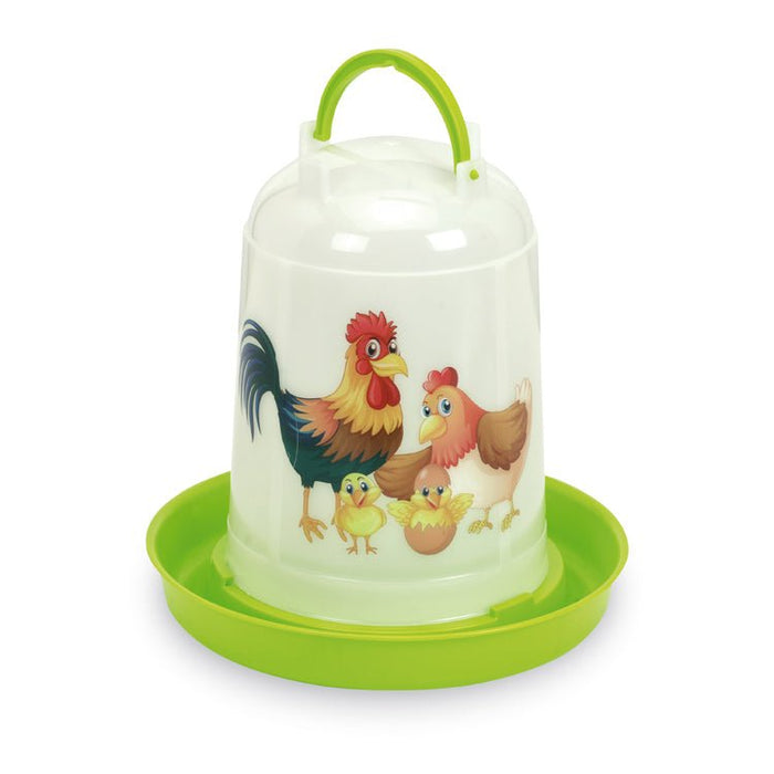 Eco - Friendly Poultry Feeder, 5L – Happy Range Chicken Feeder - GAUD6 - Green Lemon - 5 Liter - 1 ct - 2