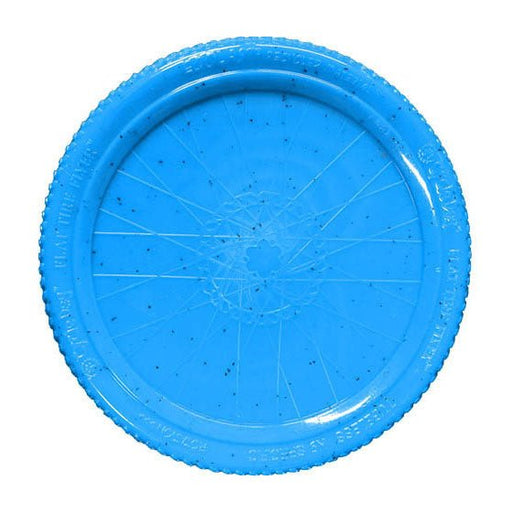 Ecolast Flat Tire Rubber Flyer Dog Toy - CD2BW - Blue - Medium (8"D) - 1 ct - 1