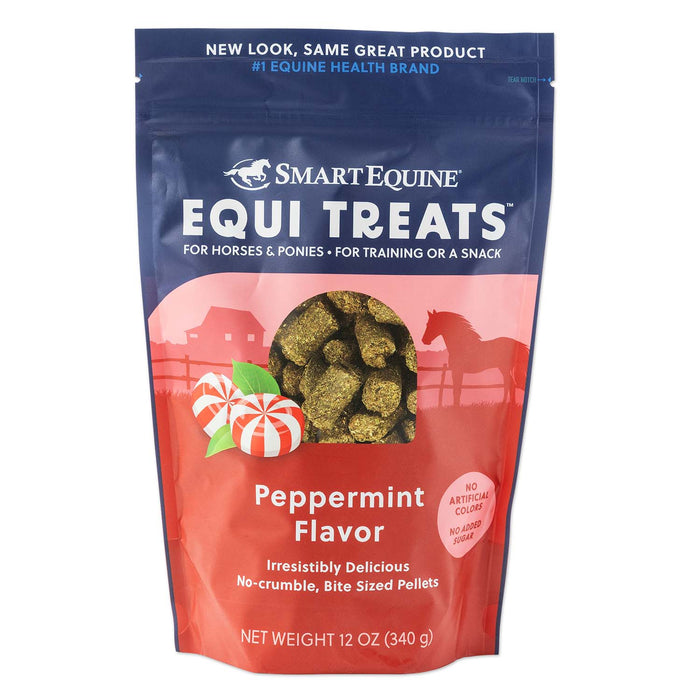 Equi Treats Bite - Sized Pellets for Horses & Ponies - SMABH - 12 oz - Peppermint - 6