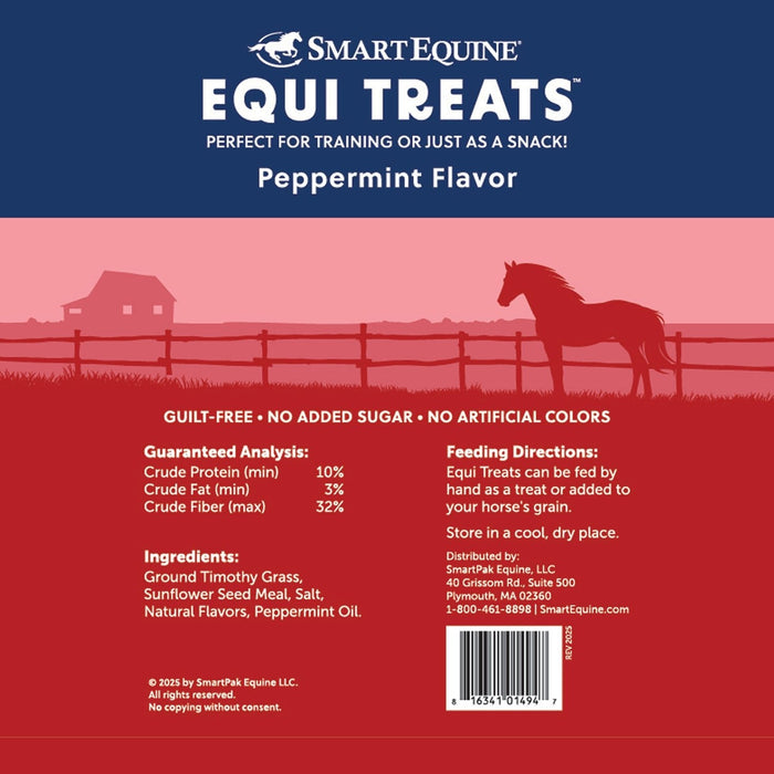 Equi Treats Bite - Sized Pellets for Horses & Ponies - SMABH - 12 oz - Peppermint - 9