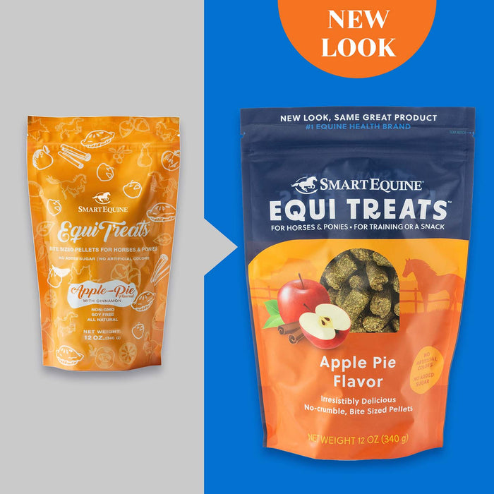 Equi Treats Bite - Sized Pellets for Horses & Ponies - SMADD - 12 oz - Apple Pie - 36
