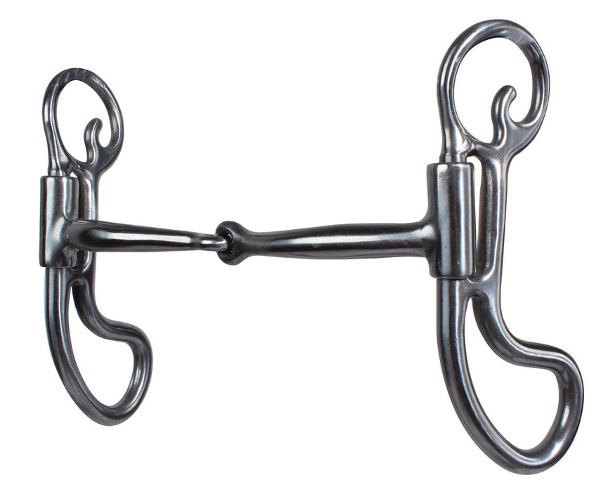 Equisential Smooth Snaffle Teardrop Bit - PL14MU - Stainless Steel - 1