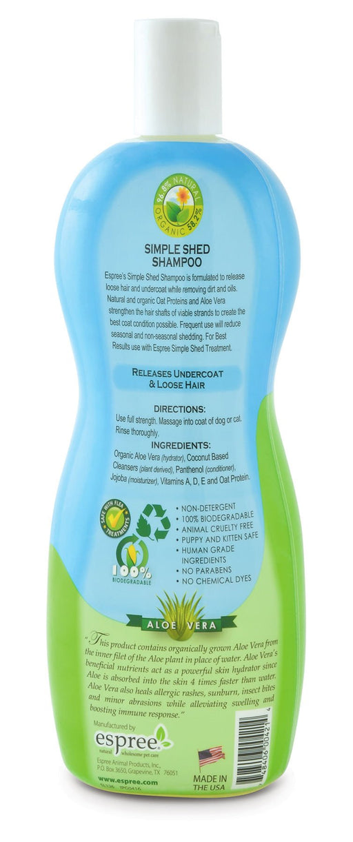 Espree Simple Shed Pet Shampoo with Aloe Vera - ENAP - 2