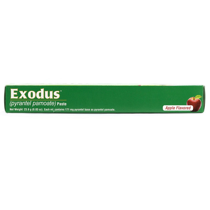 Exodus Pyrantel Pamoate Horse Dewormer Paste - 4CE1 - Single Dose Syringe (23.6 g) - Single Pack - Apple - 2