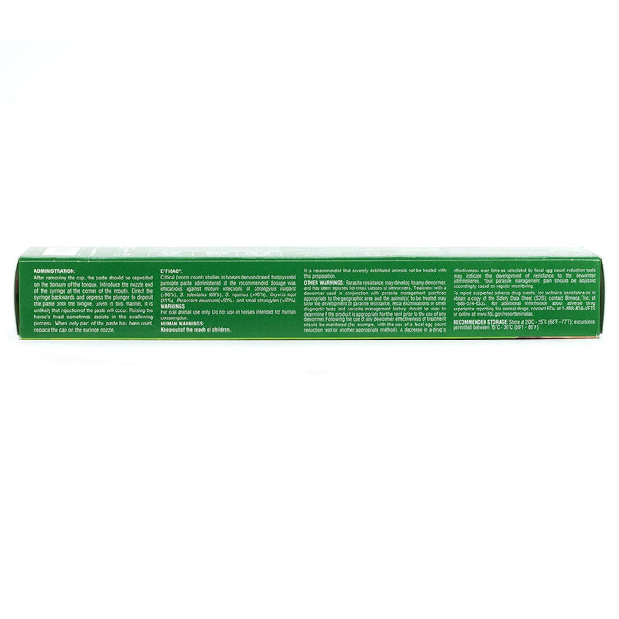 Exodus Pyrantel Pamoate Horse Dewormer Paste - 4CE1 - Single Dose Syringe (23.6 g) - Single Pack - Apple - 4