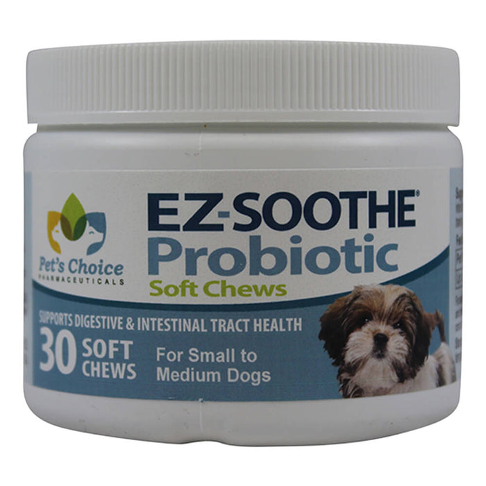EZ - Soothe Probiotic Soft Chews, Small to Medium Dog, 30 ct - 015PC-01755 - Chicken - Jar - 1