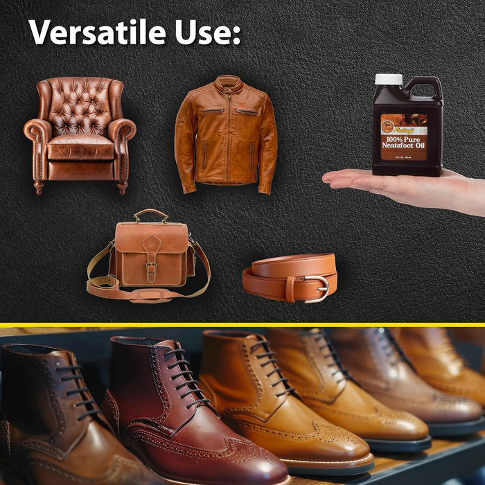 Fiebings 100% Pure Neatsfoot Oil Size 8 oz