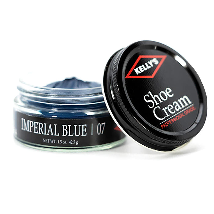 Kellys Shoe Cream 1.5 oz Color Imperial Blue