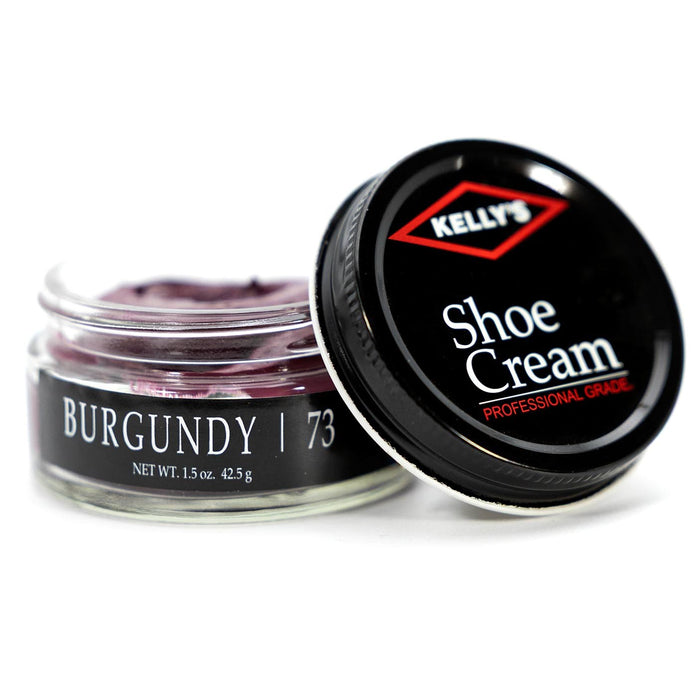 Kellys Shoe Cream 1.5 oz Color Burgandy