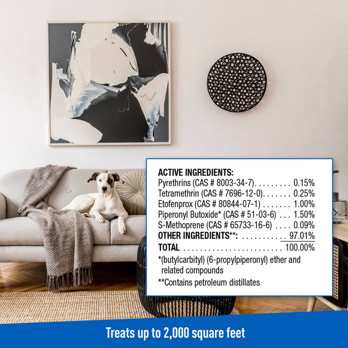 ADAMS Flea & Tick Carpet & Home Aerosol Spray, 7-Month Flea Protection, Treats Up to 2K Sq Ft, 16 oz