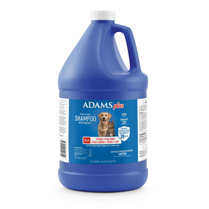 Adams Plus Flea & Tick Shampoo with Precor