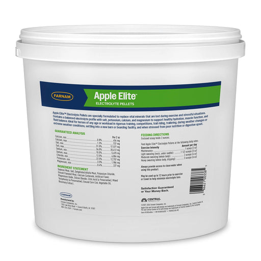 Farnam Apple Elite Electrolyte Pellets for Horses, 7.5 lbs, 40 Day Supply - FA9A - 7.5 lbs - 40 Day Supply - 2