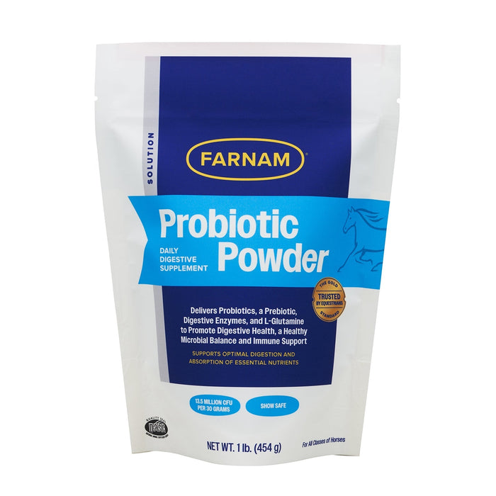 Farnam® Probiotic Digestive Supplement for Horses, Powder - V6M5 - 1 lb - Apple and Molasses - 1