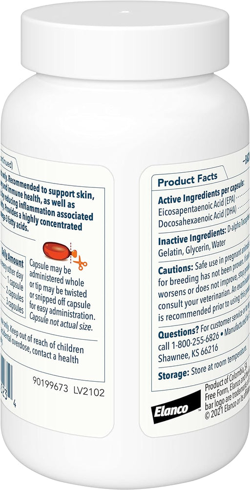 Free Form Omega - 3 Fish Oil Snip Tip Capsules - 015BAY-64523 - 60 ct - Small Dogs & Cats - 2