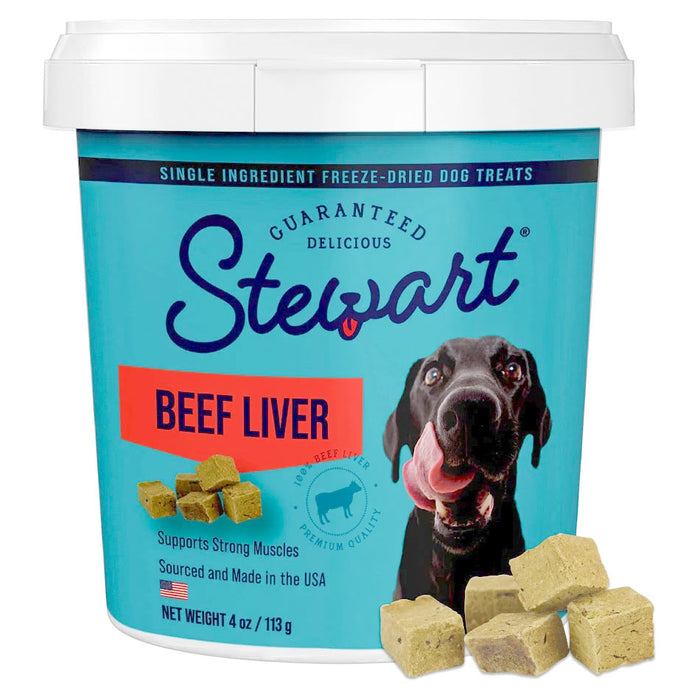 Stewart Pro-Treat Freeze-Dried Dog Treats – Nutrient-Rich, Single-Ingredient Training Treats