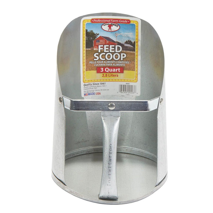 Galvanized Feed Scoops - BEQ3 - 3 quart - 6