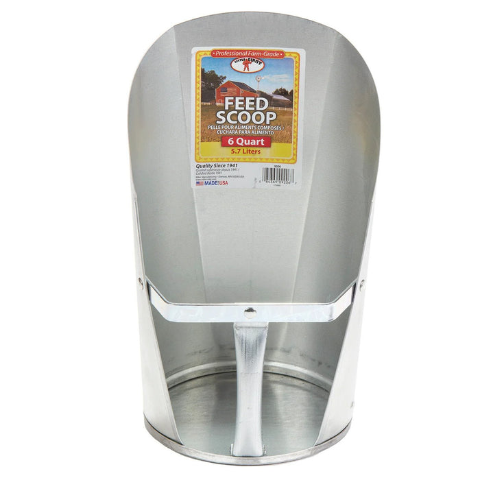 Galvanized Feed Scoops - BEQ5 - 6 quart - 5