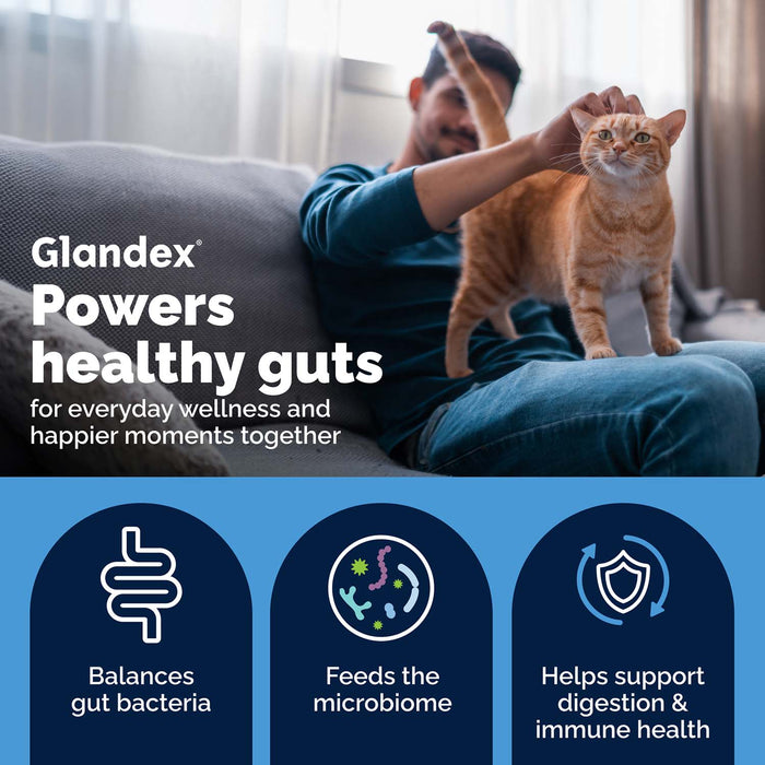 Glandex Daily Prebiotic & Probiotic Powder for Cats, Tuna Flavor, 4.0 oz - VQLAR - Tuna - 4 oz - 3
