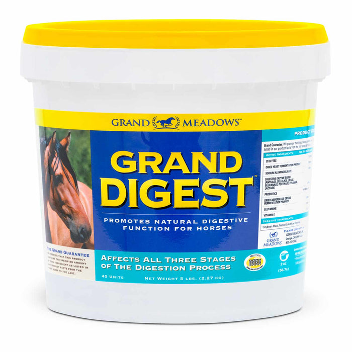 Grand Digest Gut Supplement for Horses - 2CFS - 5 lb - 1