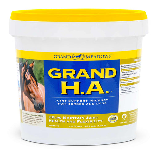 Grand H.A. Hyaluronic Acid Supplement for Joint Support in Horses - 2CDX - 3.75 lb - 1
