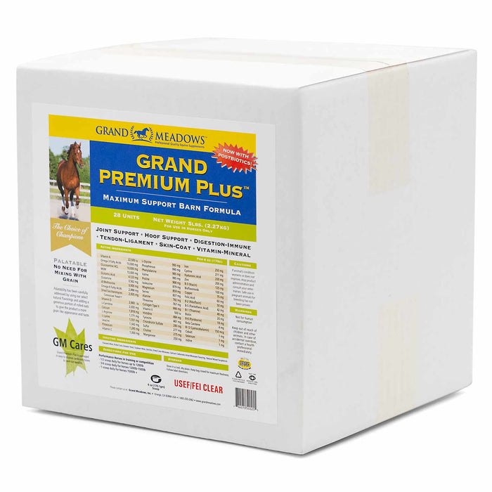 Grand Premium Plus All - in - One Supplement for Horses - 2CD6 - 5 lb - 2