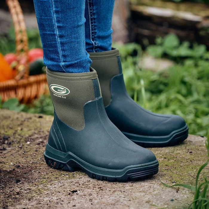 Grubs Midline 5.0 Field Boot - VS248 - Moss Green - M4/W5 - 2