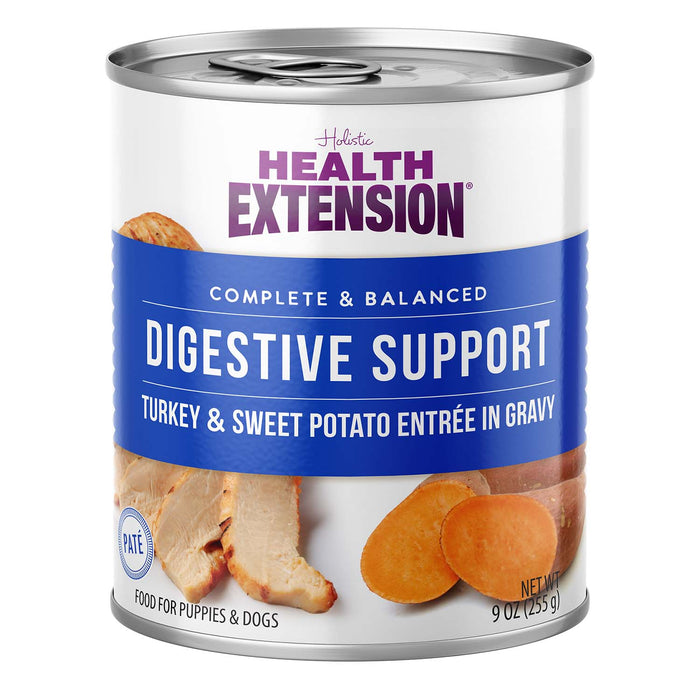 Health Extension Digestive Support Canned Food for Dogs, 9 oz - HE22 - 9 oz - Turkey & Sweet Potato - 1 ct - 11