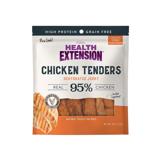 Health Extension Grain - Free Crispy Gourmet Chicken Tenders Natural Dog Treats, 4 oz - HE2AD - 4 oz - Chicken - 1