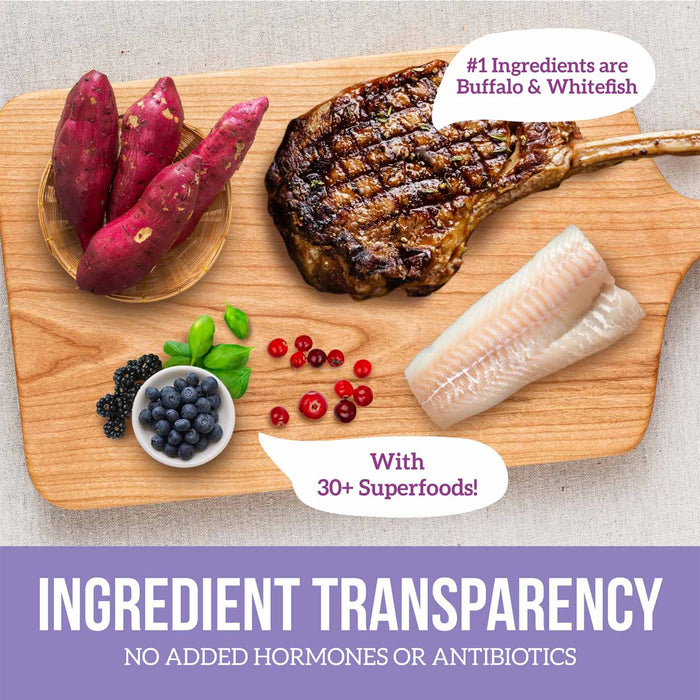 Health Extension Grain - Free Venison Little Bites Small Breed Dry Dog Food - HE2M - Buffalo Whitefish & Sweet Potato - 3.5 lb - 15