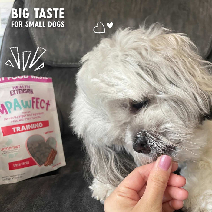 Health Extension Impawfect Bacon Recipe Training Treats for Dogs and Puppies, 4 oz - HE2AP - 4 oz - Bacon - 8