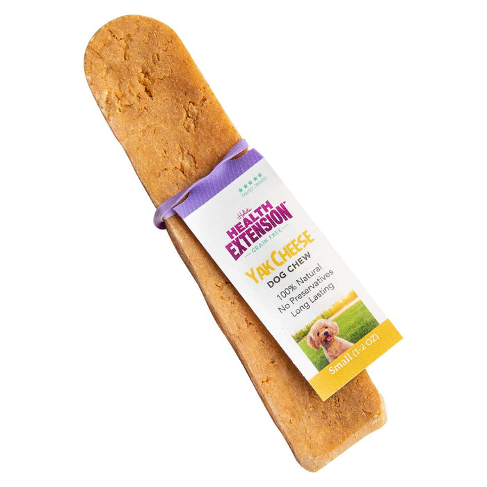 Health Extension Yak Cheese Dog Chew Treat - HE2AF - Small (1 - 2 oz) - Vegetarian - Cheese - 1