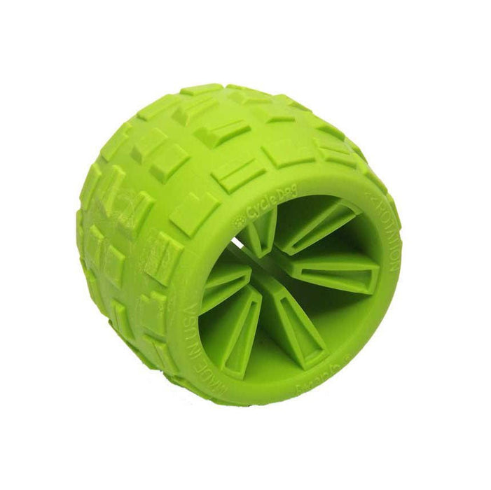 High Roller Ball Plus Rubber Dog Toy - CD2CM - Medium - Green - 1 ct - 10