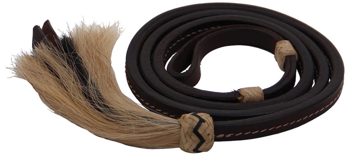 Teskey's Over & Under Whip 52" - Fouet En Cuir Extra épais Avec Mèche - Marron