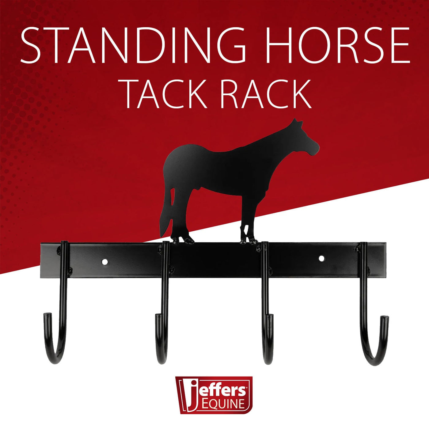 Jeffers Horse Silhouette Tack Rack — Lambert Vet Supplies