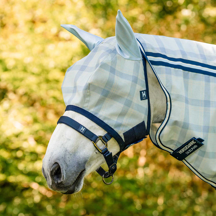 Horseware Newmarket Fly Mask with Ears - FO38C - Witney Navy - Cob - 3