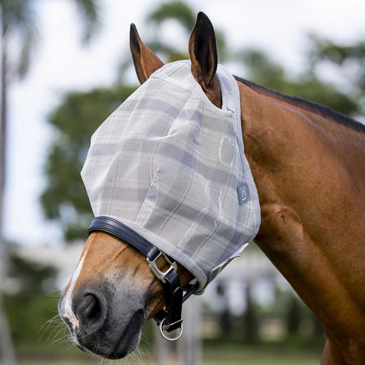 Horseware Newmarket Fly Mask without Ears - FO38K - Witney Charcoal - Cob - 2