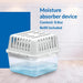 Humydry Compact 8.8 oz Moisture Absorber Device – Refillable Unscented Dehumidifier for Small Rooms - DR29 - Unscented - 8.8 oz - 1 Container and 1 Refill - 4