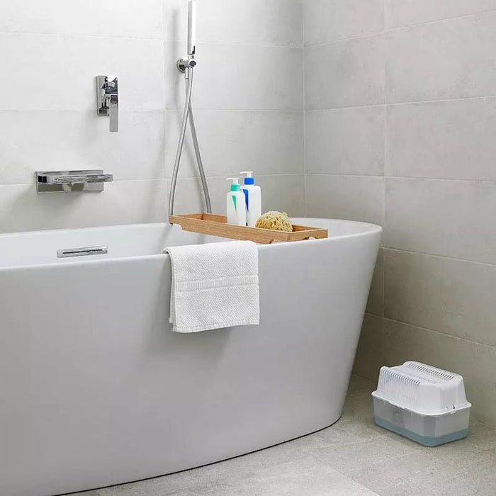 Humydry Large Room Moisture Absorber 35.3 oz Unscented – Refillable Dehumidifier for Spaces up to 420 sq f - DR2F - 1 Device and 1 Refill - 35.3 oz - Unscented - 8