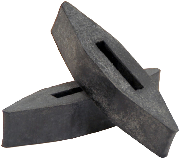 Rubber Rein Stops Pair - Black  