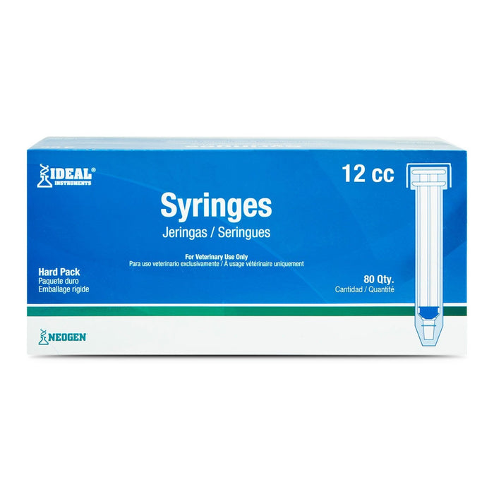 Ideal Luer Lock Syringes, Boxes - CSS5 - 12 mL - 80 count - 7